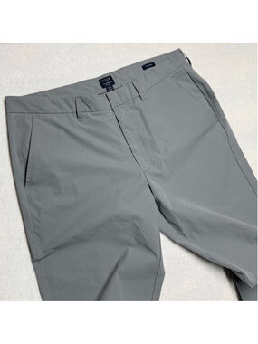 Men's J.Crew Thompson Flex Tapered Gray Pants Waist 35x34